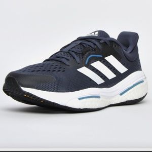 Men's Adidas Solarcontrol Running Sneakers - Size 11 - Navy & White